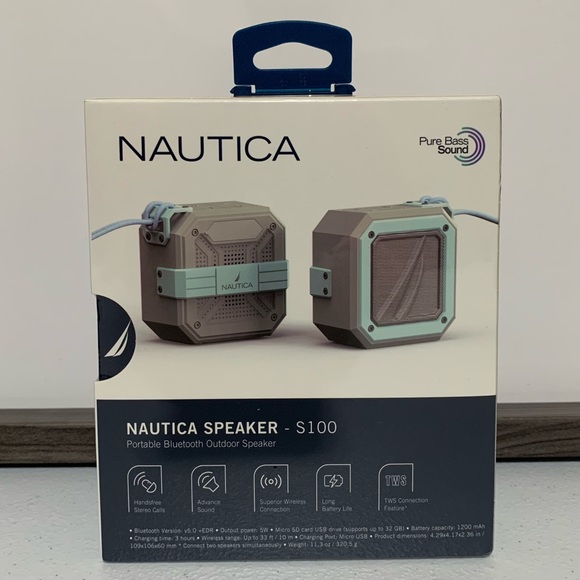 S100 Nautica Portable Bluetooth Outdoor Speaker-NIB - Picture 3 of 9